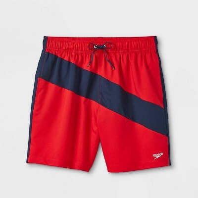 

Мужские плавки Volley Colorblock 7,5 дюйма Speedo — красный