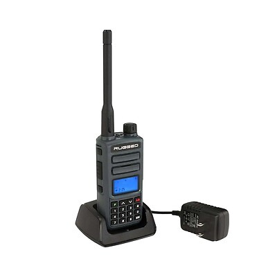 Rugged Radios GMR2, One Black Plastic Radio Rugged Gmr Gmrs / Frs Performance Pa