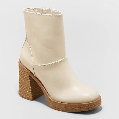 Женские ботинки на платформе Olly - Universal Thread Off-White 8.5