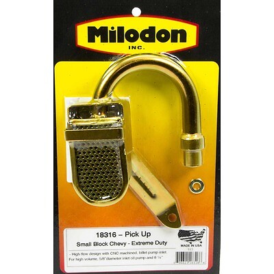 Milodon 18316 SBC Extreme Duty Oil Pump Pick-Up