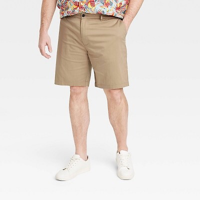 

Мужские 9-дюймовые шорты чинос размера Big - Tall Regular Fit - Goodfellow - Co Tan 58, Not available
