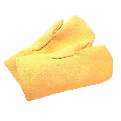 High Heat Wool-Lined Mittens, Fiberglass, Yellow, Large ORS Nasco ANCHOR BRAND