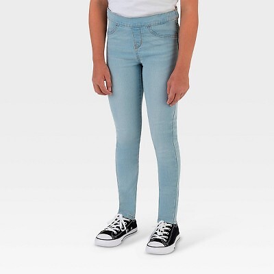 

Джеггинсы без застежки со средней посадкой для девочек Levis — Todey Light Wash