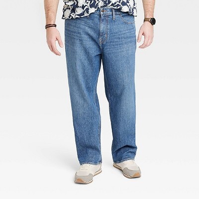 

Мужские джинсы прямого кроя Big - Tall - Goodfellow - Co Medium Wash