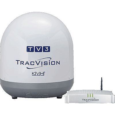 KVH 01-0368-07 TracVision TV3 w/IP-TV Hub, N. America