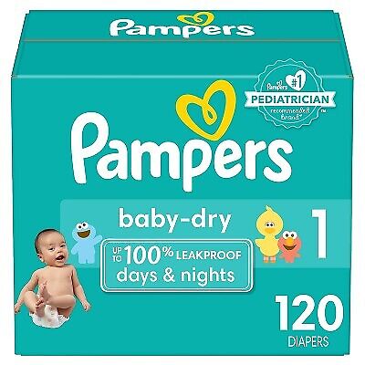 Подгузники Pampers Baby Dry Super Pack, размер 1, 120 карат