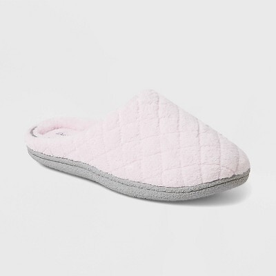 

Женские стеганые махровые тапочки Leslie Dearfoams - Розовый