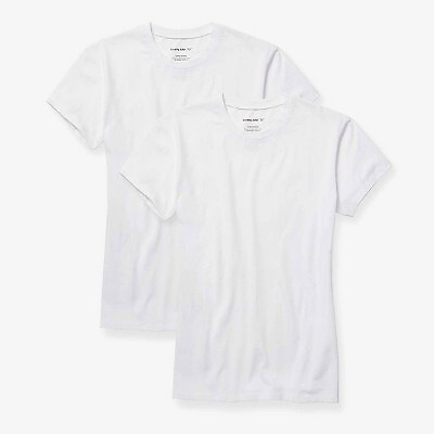 

ТиДжей | Мужская футболка с коротким рукавом Tommy John, 2 шт., белая, XXL, Not available