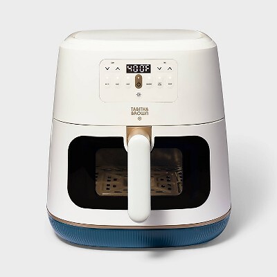 Tabitha Brown 8QT Air Fryer Cream 1750W Includes Fry Basket