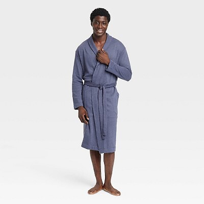 

Мужской вязаный халат - Goodfellow - Co Темно-синий L, Navy blue