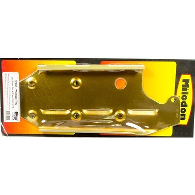 Milodon 32102, One Cadmium Steel Sbc 350 Windage Tray W/Rh Dipstick Performance