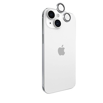 Чехол для Apple iPhone 15/iPhone 15 Plus с алюминиевым кольцом для защиты объектива - Twinkle