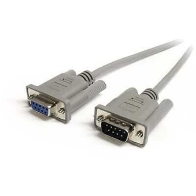 1pc STARTECH.COM MXT100 6ft Straight Through Serial Cable - DB9 M/F (MXT100)