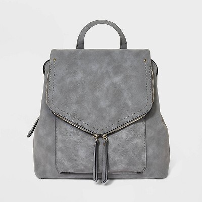 

Рюкзак VR NYC 12,5 с клапаном на молнии — угольно-серый