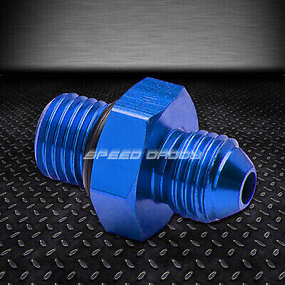 4AN AN4 7/16-20 UNF ПЕРЕХОДНИК ДЛЯ ШЛАНГА МАСЛЯНОЙ/ТОПЛИВНОЙ МАГИСТРАЛИ С НАРУЖНЫМ/ВНУТРЕННИМ СОЕДИНЕНИЕМ СИНИЙ