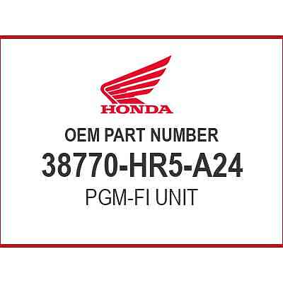 Honda PGM-FI UNIT 38770-HR5-A24 OEM NEW