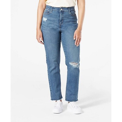 

Женские прямые джинсы DENIZEN from Levis с высокой посадкой - Seaside Fade, Not available