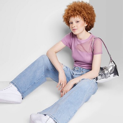 

Женские джинсы Baggy со сверхвысокой посадкой - Wild Fable Medium Wash