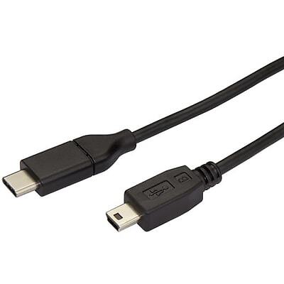 1PC STARTECH.COM USB2CMB2M 2m 6 ft USB C to Mini USB Cable - USB 2.0 - USB C to