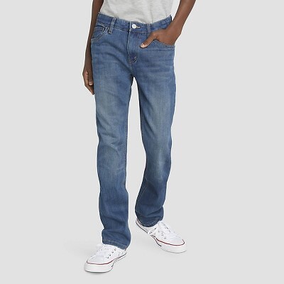 

Джинсы Levis Boys 511 Slim Fit Performance — поношенные, светлая стирка, Light wash