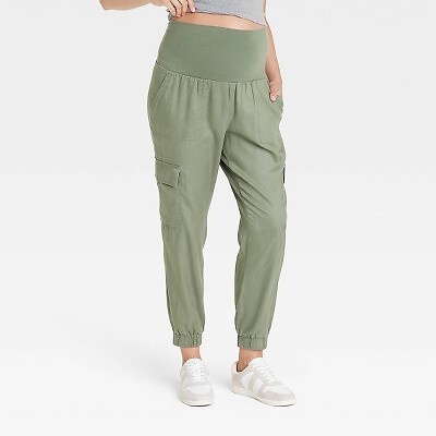 Джоггеры для беременных с высокой посадкой над животом - Isabel Maternity от Ingrid & Isabel