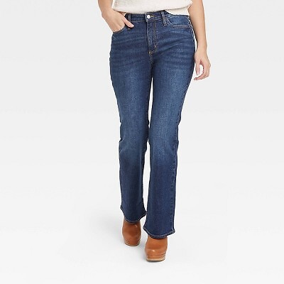 

Женские джинсы Bootcut с высокой посадкой - Universal Thread Blue, Синий