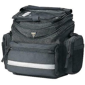 Topeak TT3021B Guida Turistica: Borsa Da Manubrio Con Copertura Pioggia E Tasche Riflettenti