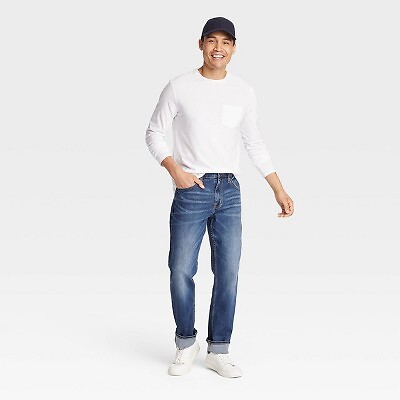 Men's Straight Fit Jeans - Goodfellow & Co