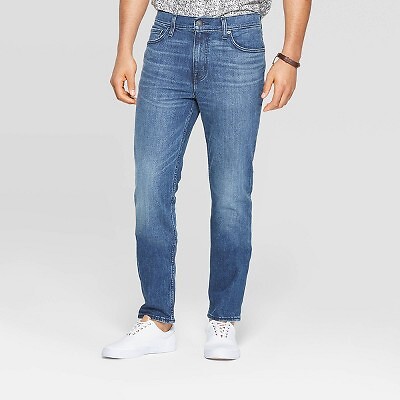 

Джинсы Slim Fit мужские - Goodfellow - Co Medium Denim Wash, Not available