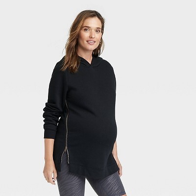 

Толстовка для беременных с капюшоном для кормящих мам - Isabel Maternity by Ingrid -, Черный