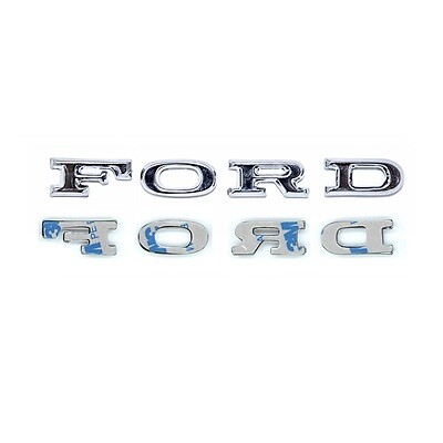 Scott Drake C7AZ-16606-SK 1967 Adhesive ''F-O-R-D'' Hood Letters
