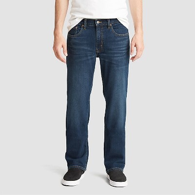 

Мужские джинсы свободного кроя DENIZEN from Levis 285 - синий оттенок, Blue tint