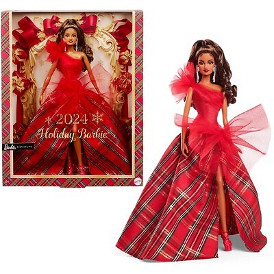 Barbie 2024 Holiday Barbie Dolls, Seasonal Collector Gift, Barbie Signature,
