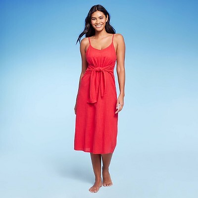 

Платье макси с завязками для женщин - Kona Sol Red, Not available