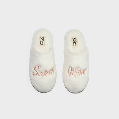 

Женские тапочки Super Mom ко Дню матери dluxe by Dearfoams - Кремовый, Cream