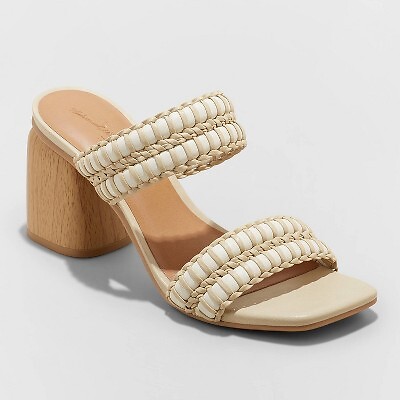 

Женские туфли Nikola Mule Heels - Universal Thread Cream