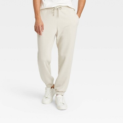 

Мужские флисовые брюки-джоггеры - Goodfellow - Co Beige, Бежевый