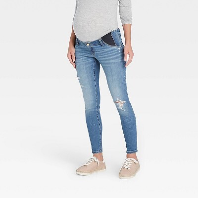 

Джинсы скинни для беременных с потертостями под животом - Isabel Maternity от Ingrid -, Medium blue