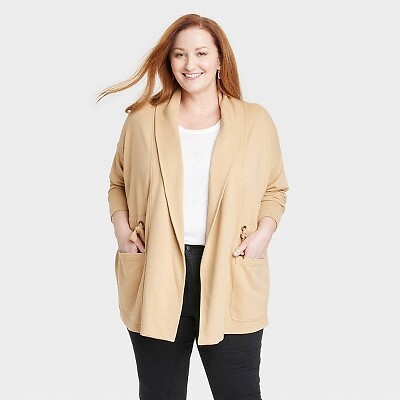 

Женская куртка с драпировкой спереди - Knox Rose Brown, Коричневый