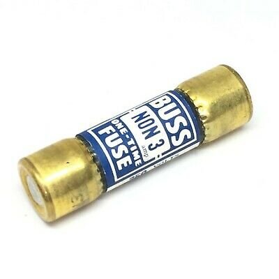 3A 250V NON3 ONE TIME FUSE BUSSMAN FUSETRON