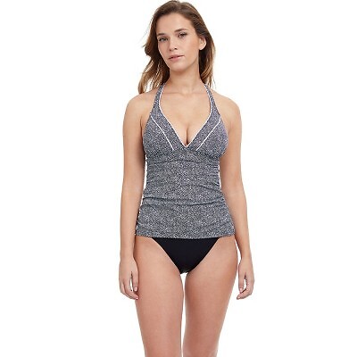 

Профиль: Gottex Colette Halter Tankini — черный/белый, 12, Not available