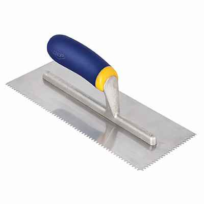 11 x 4-1/2-Inch Soft-Grip V-Notch Trowel -49917
