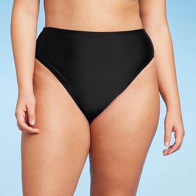 

Низ бикини Cheeky с высокой талией для женщин - Wild Fable Black, Черный