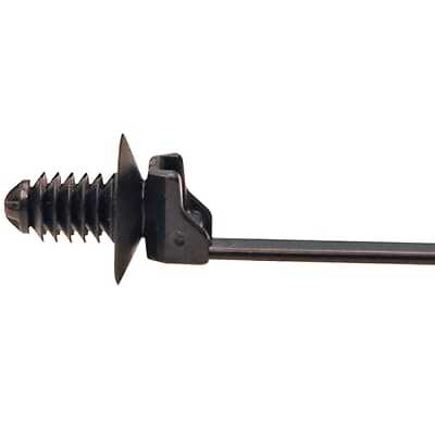50pc HELLERMANNTYTON 157-00359 Cable Tie/Fir Tree Mount with Disc, 6.5''L, 0.25''