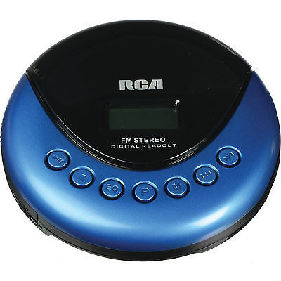 RCA RP2502 Silver & Blue Anti-Skip Buffer Personal Cd