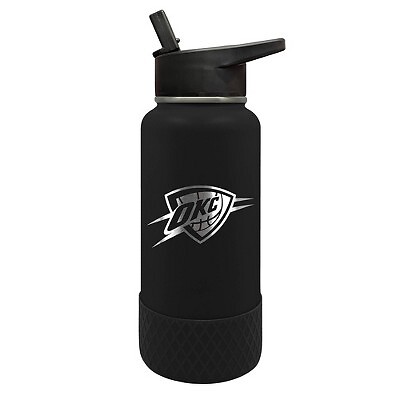 

Бутылка для воды NBA Oklahoma City Thunder 32 унции Stealth Thirst, Черный