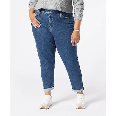 

DENIZEN from Levis Женские укороченные джинсы-бойфренды больших размеров со средней посадкой -, Splish splash stonewash
