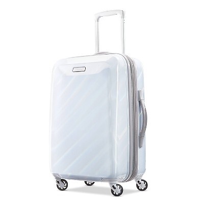 

Чемодан American Tourister Moonlight Hardside Carry On Spinner — радужный, Белый