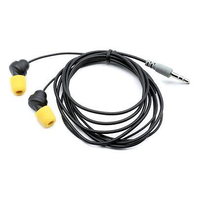 Rugged Radios NITRO-BUDS-S, One Black Plastic Earbud Sportsman 3.5Mm Stereo 