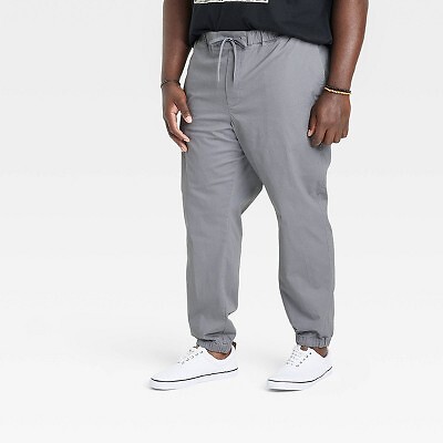 

Мужские зауженные брюки-джоггеры Big - Tall Regular Fit - Goodfellow - Co, темно-серые, Серый